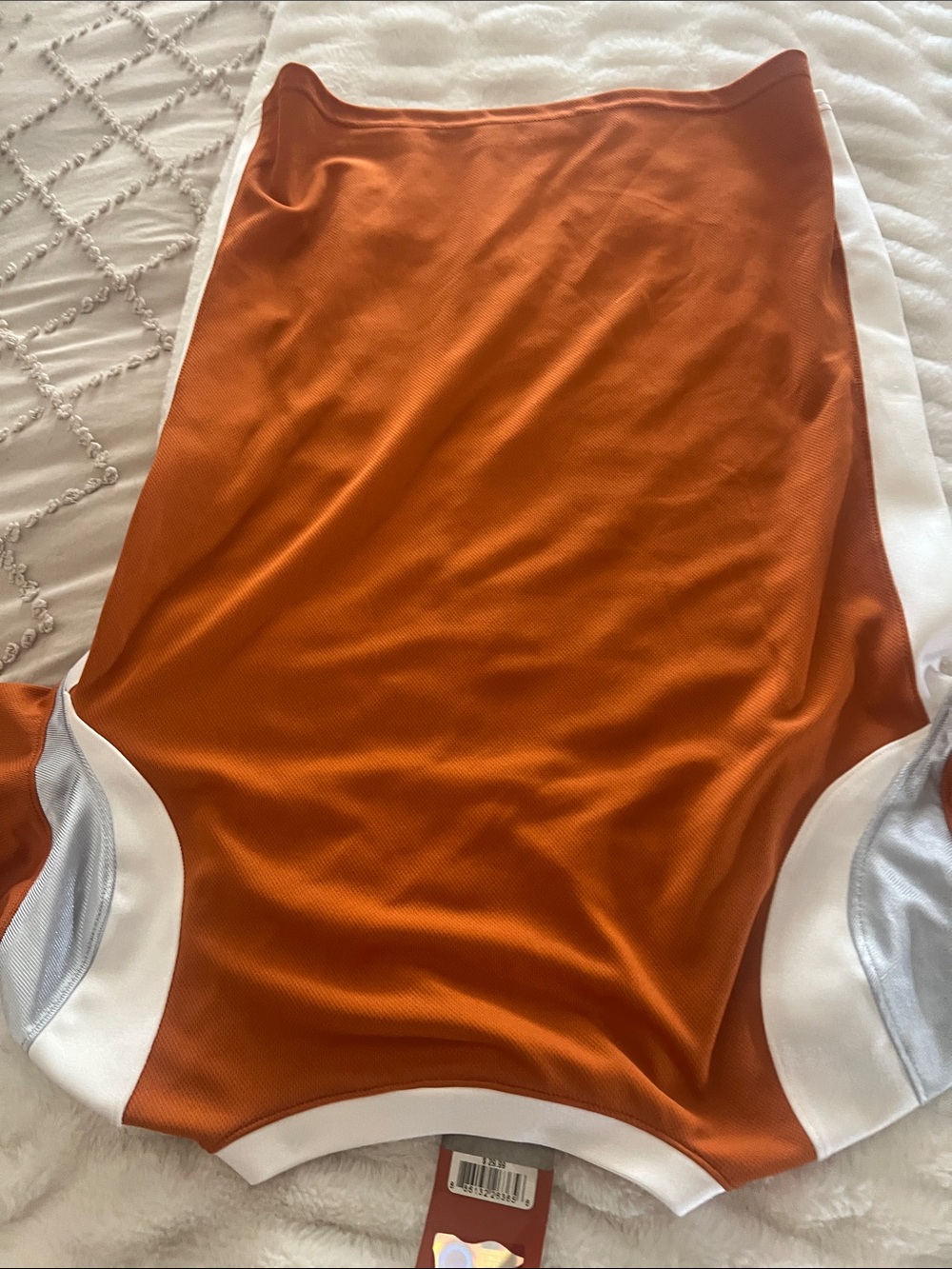 Women’s Texas Longhorns Fan Jersey — Orange & White - Picture 8 of 9